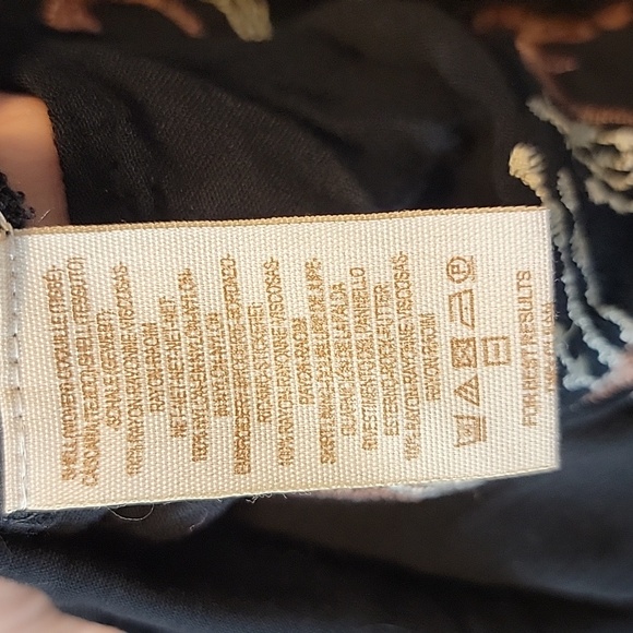 Free People Bonjour Black Embroidered Dress Size S - Picture 6 of 7